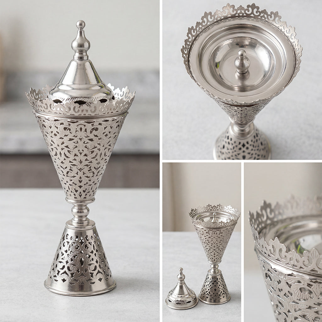 مبخرة عود فضية